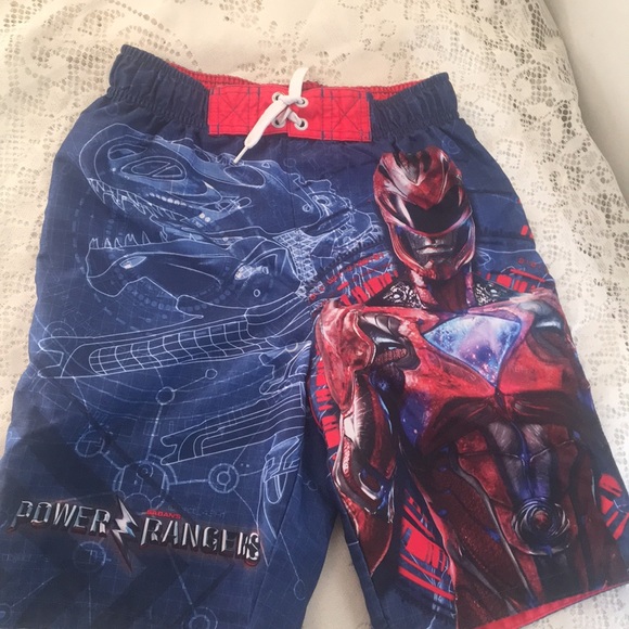 power ranger swimming trunks
